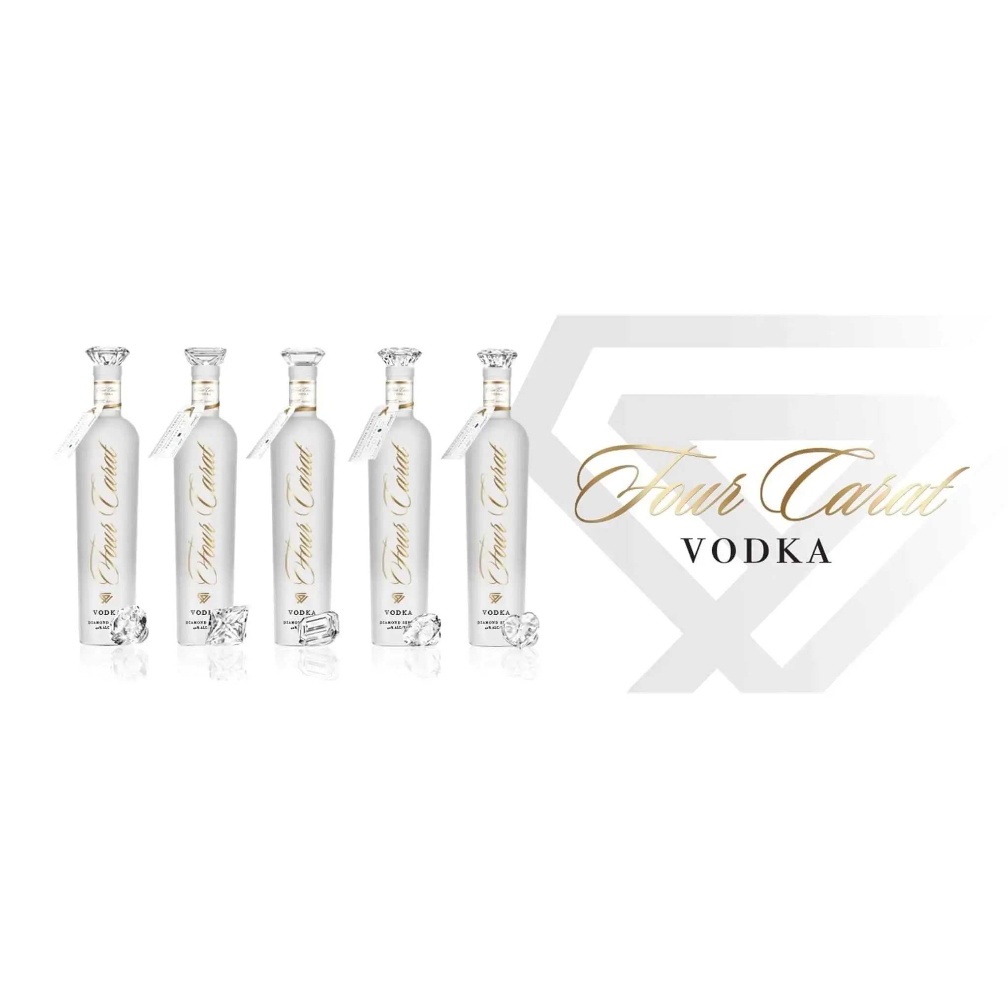 Four Carat Vodka Collectors Edition With Diamond Cut Closure - Image 3