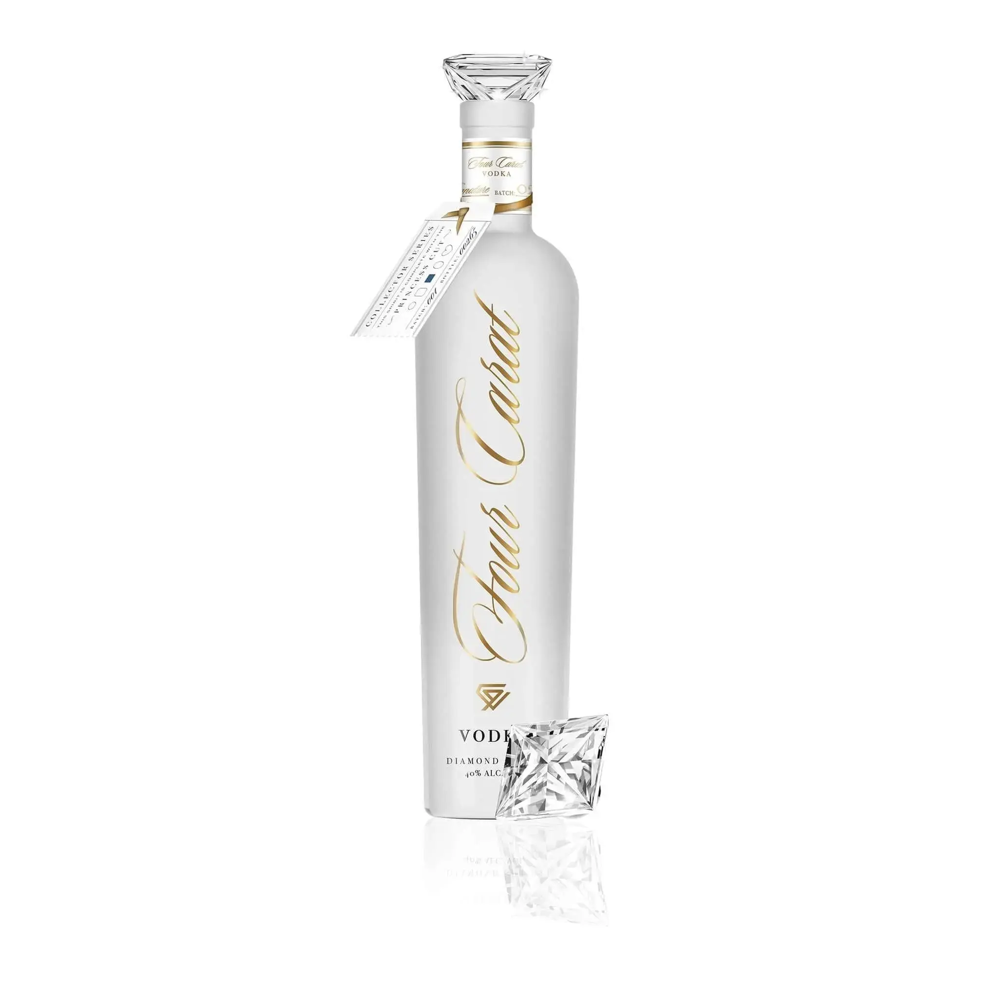 Four Carat Vodka Collectors Edition With Diamond Cut Closure - Image 9