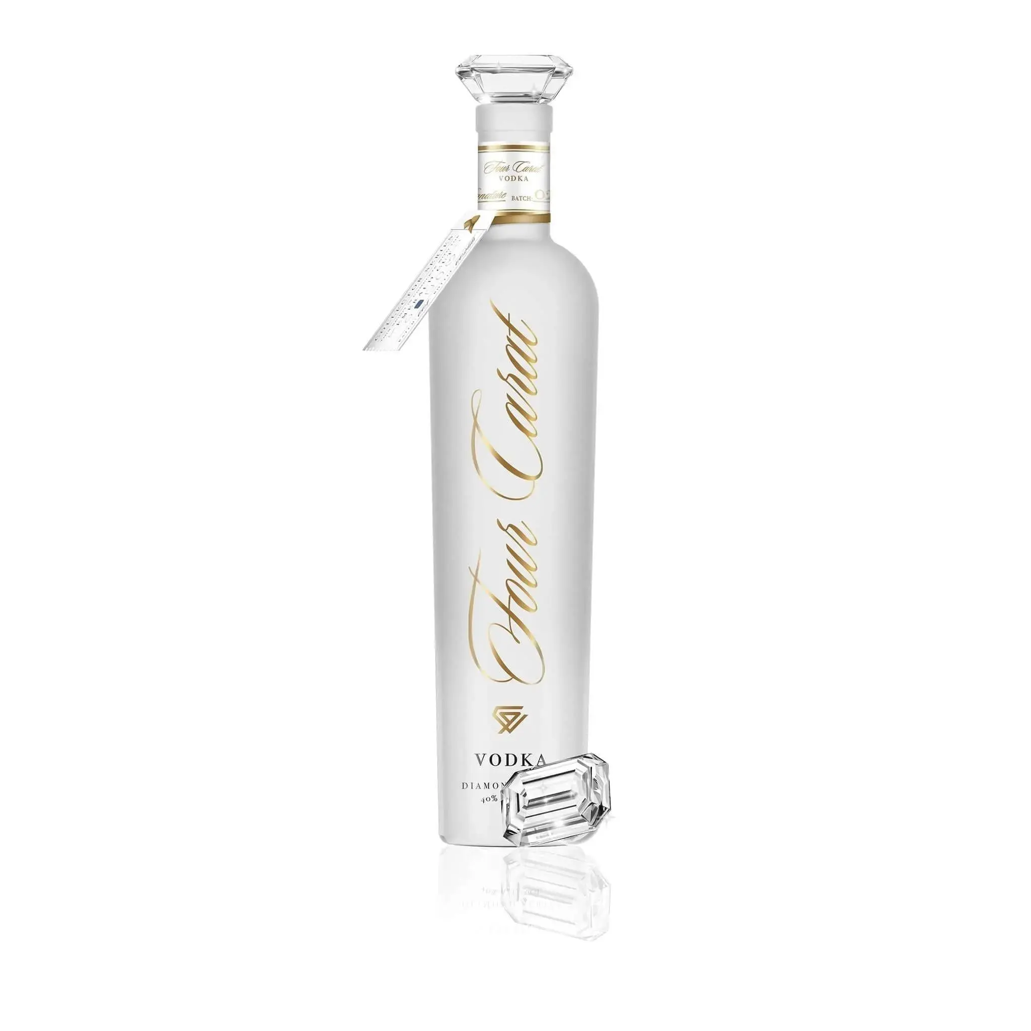 Four Carat Vodka Collectors Edition With Diamond Cut Closure (Full Set) - Image 10