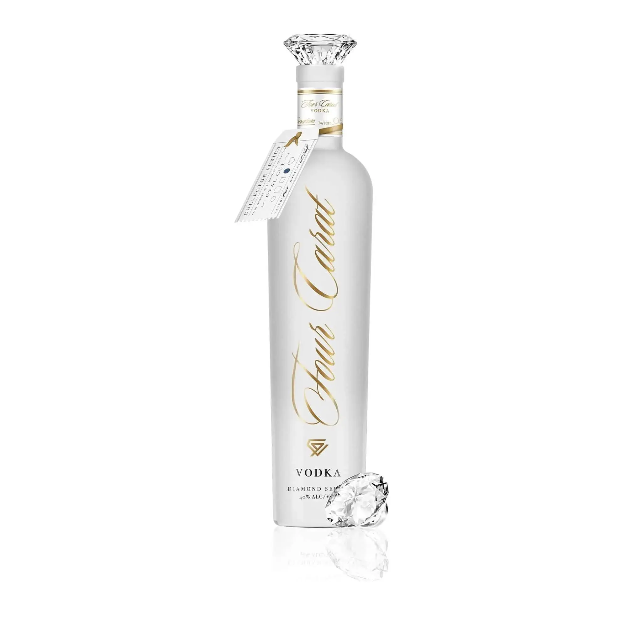 Four Carat Vodka Collectors Edition With Diamond Cut Closure (Full Set) - Image 11