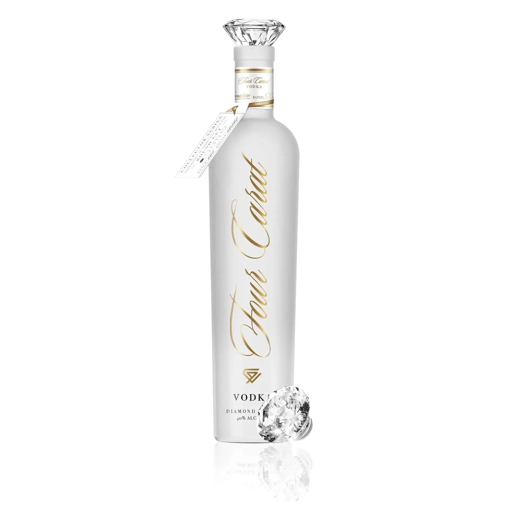 Four Carat Vodka Collectors Edition With Diamond Cut Closure (Full Set) - Image 8