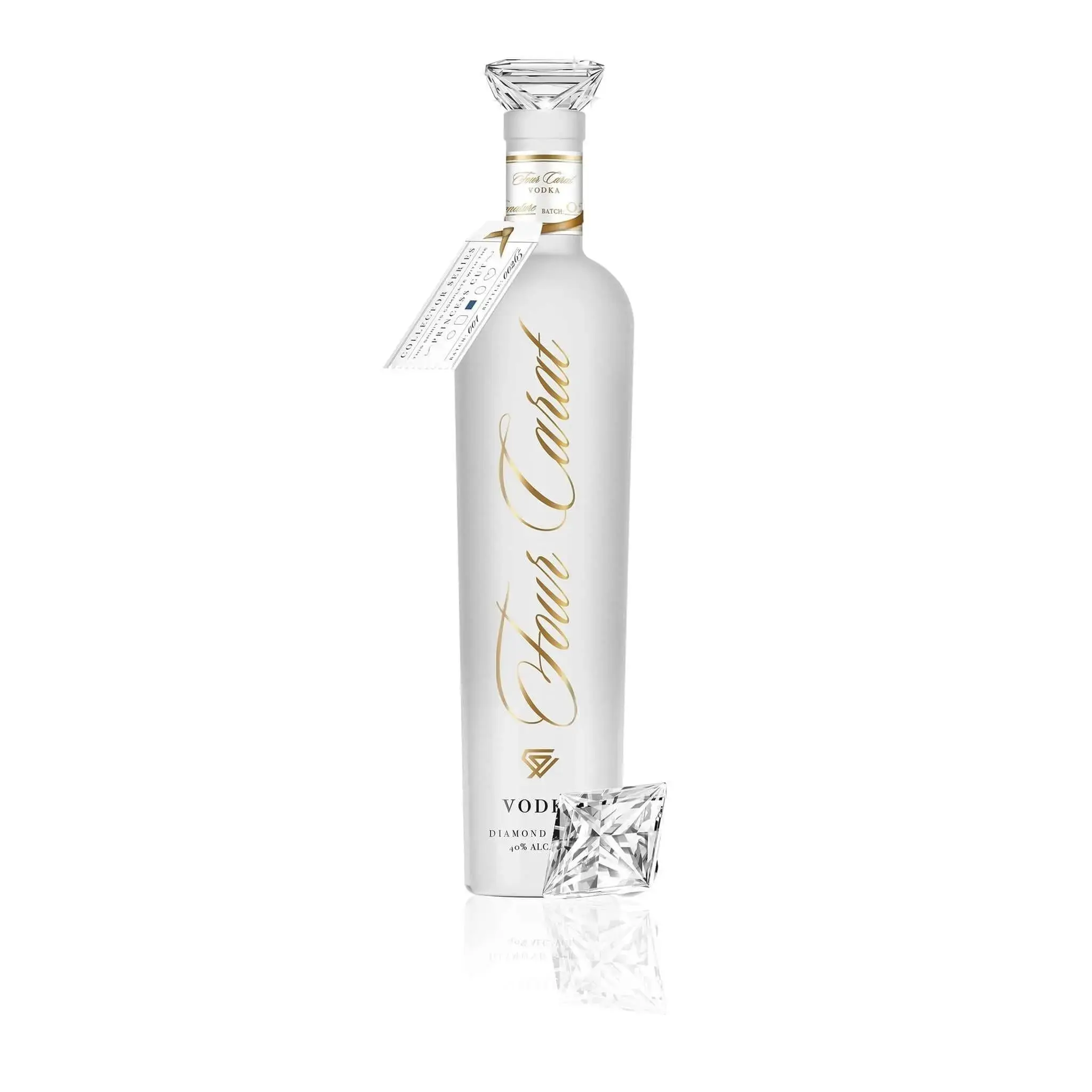 Four Carat Vodka Collectors Edition With Diamond Cut Closure (Full Set) - Image 9