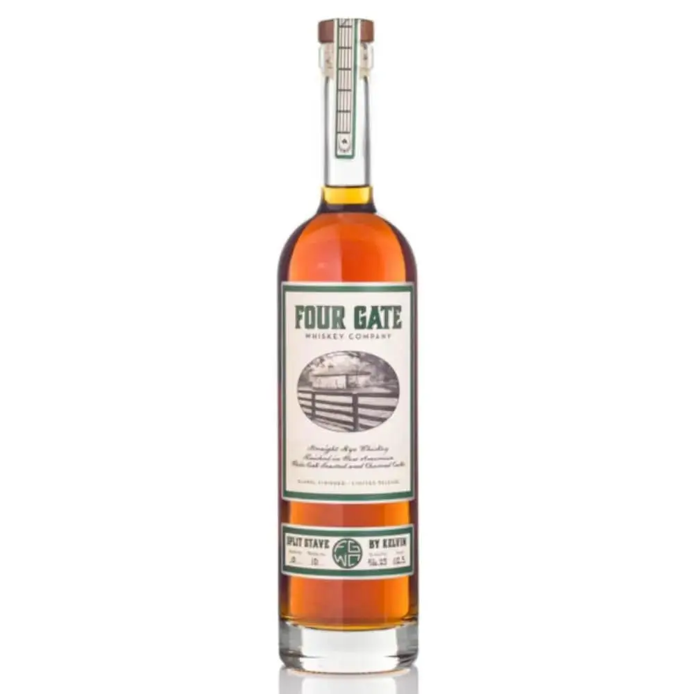 Four Gate Split Stave By Kelvin Rye Whiskey Batch 10