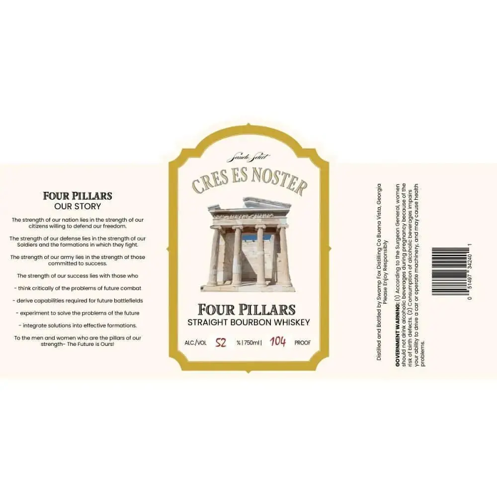 Four Pillars Straight Bourbon Whiskey