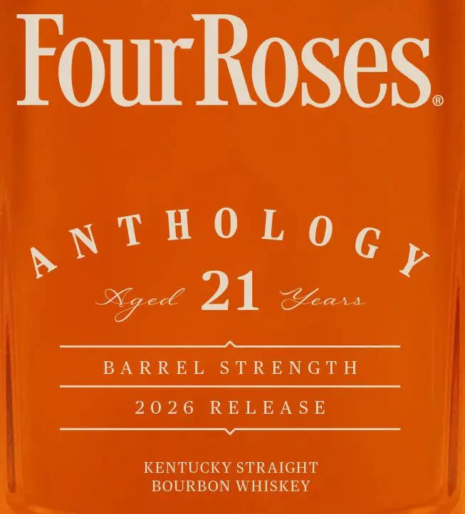 Four Roses Anthology Origin 21 Year Barrel Strength Bourbon 2026 Release
