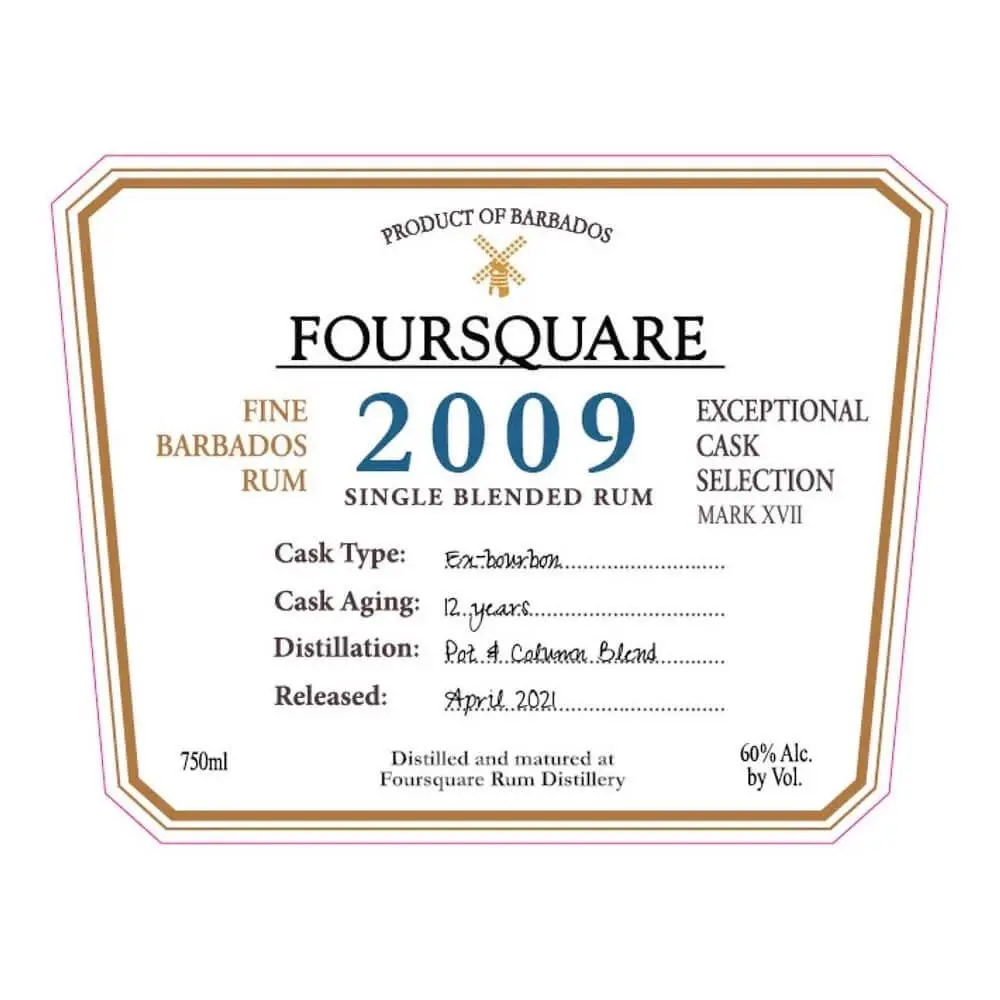 Foursquare 2009 Single Blended Rum - Image 2
