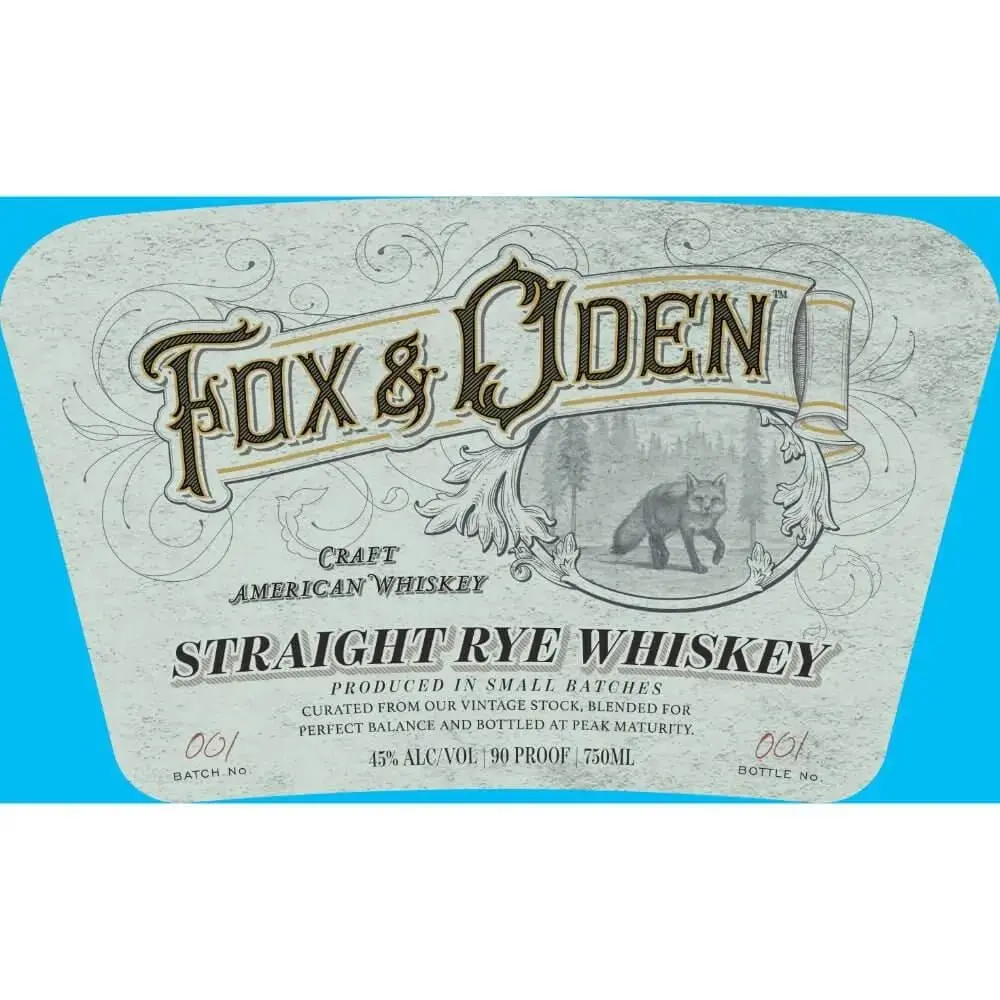 Fox & Oden Straight Rye Whiskey - Image 2