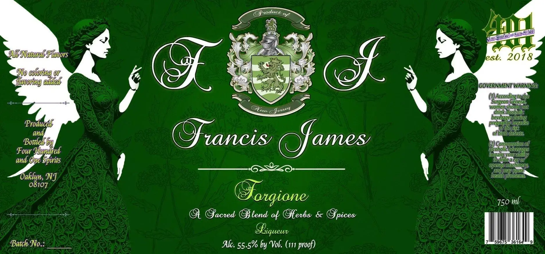 Francis James Forgione Liqueur