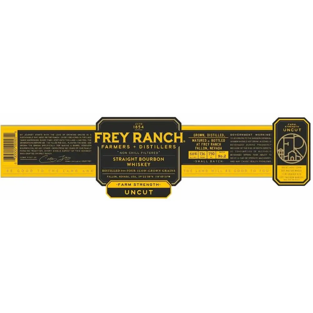 Frey Ranch Farm Strength Uncut Straight Bourbon - Image 2