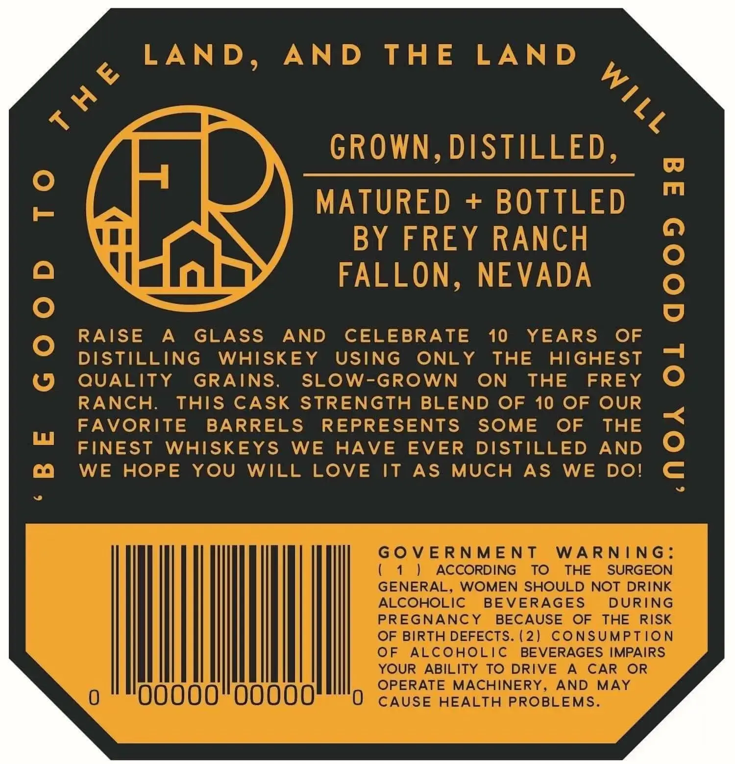 Frey Ranch Harvester Series 10th Anniversary American Whiskey 750ml - Image 2