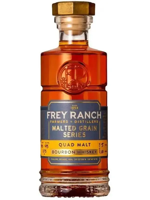 Frey Ranch Malted Grain Series Quad Malt Bourbon Whiskey 375mL - Image 2