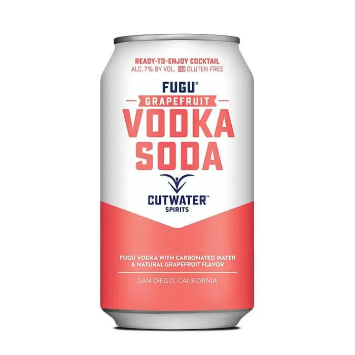 Fugu Grapefruit Vodka Soda (4 Pack - 12 Ounce Cans)