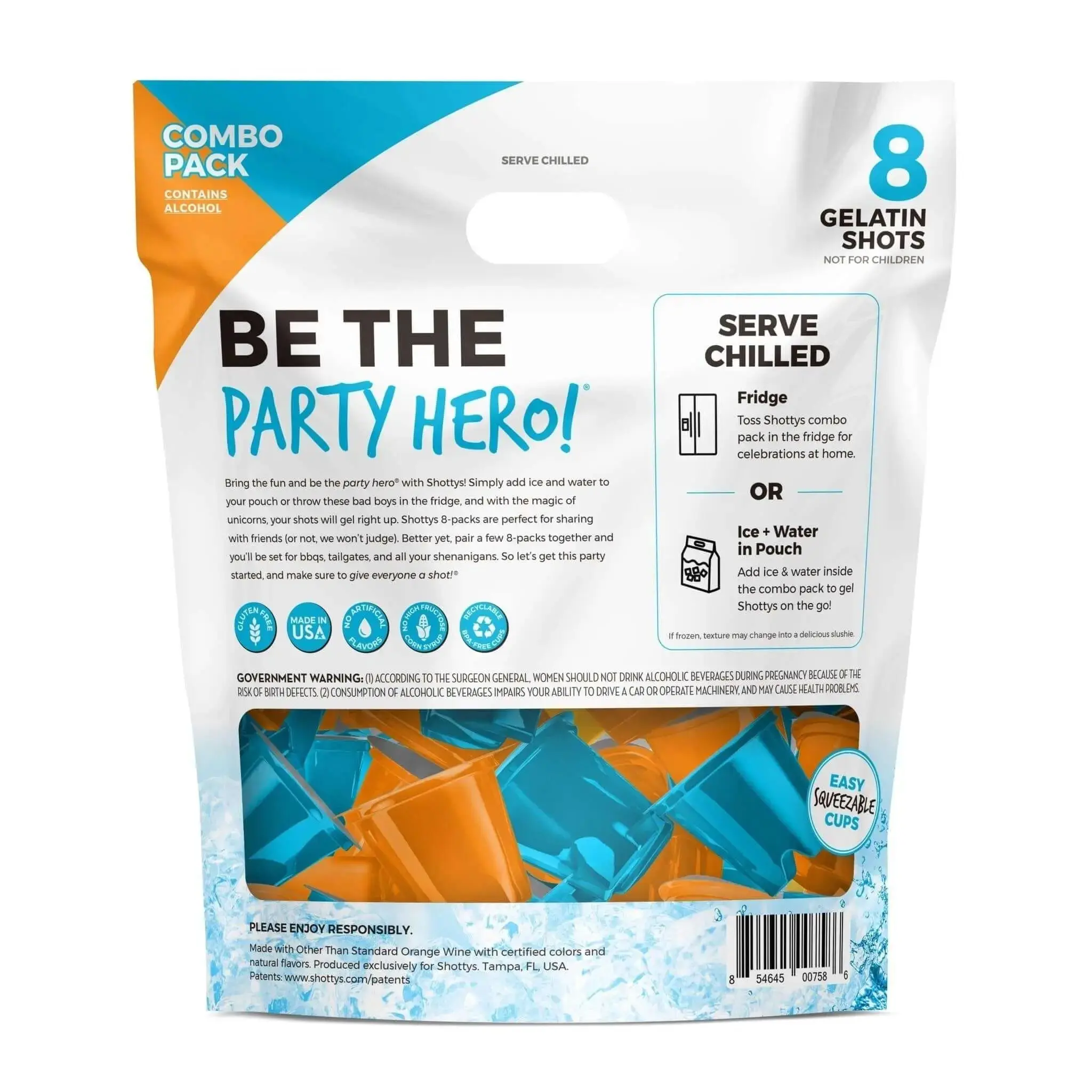 Shottys Coconut Breeze/Tropical Gelatin Shots (8 shots) - Image 2
