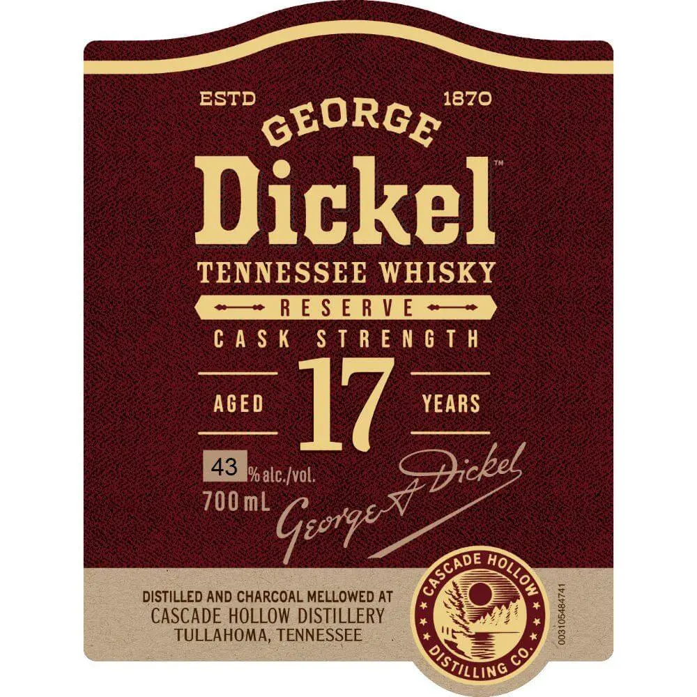 George Dickel 17 Year Old Reserve - Image 2