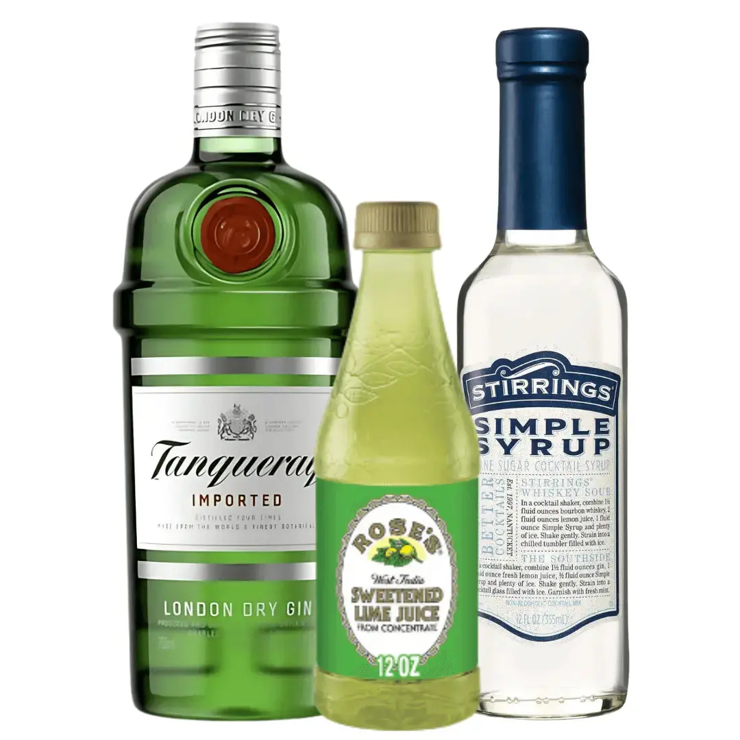 Gimlet Cocktail Kit – Tanqueray, Rose’s, Stirrings