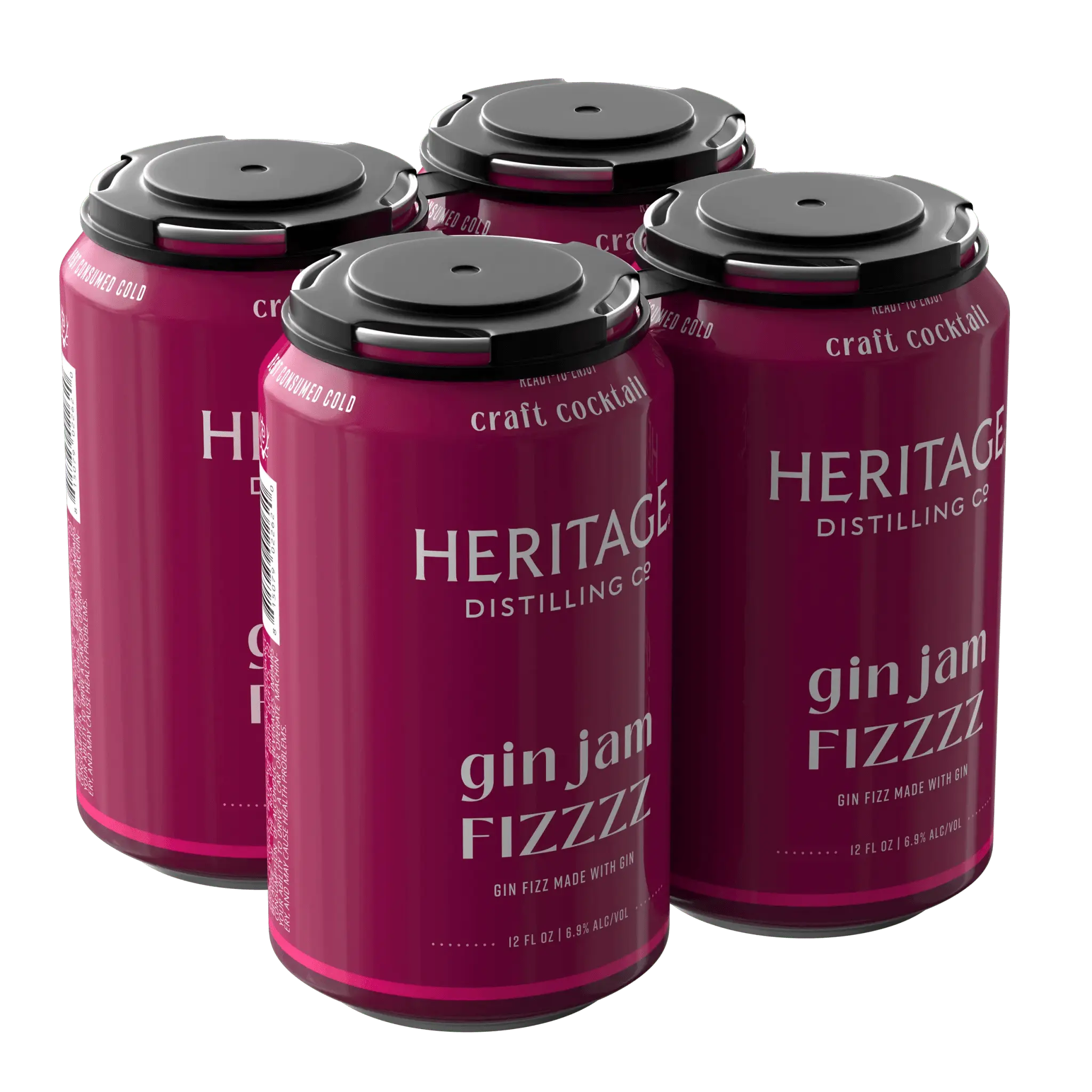 Heritage Distilling Co Gin Jam Fizzzz 4 Pack Cans