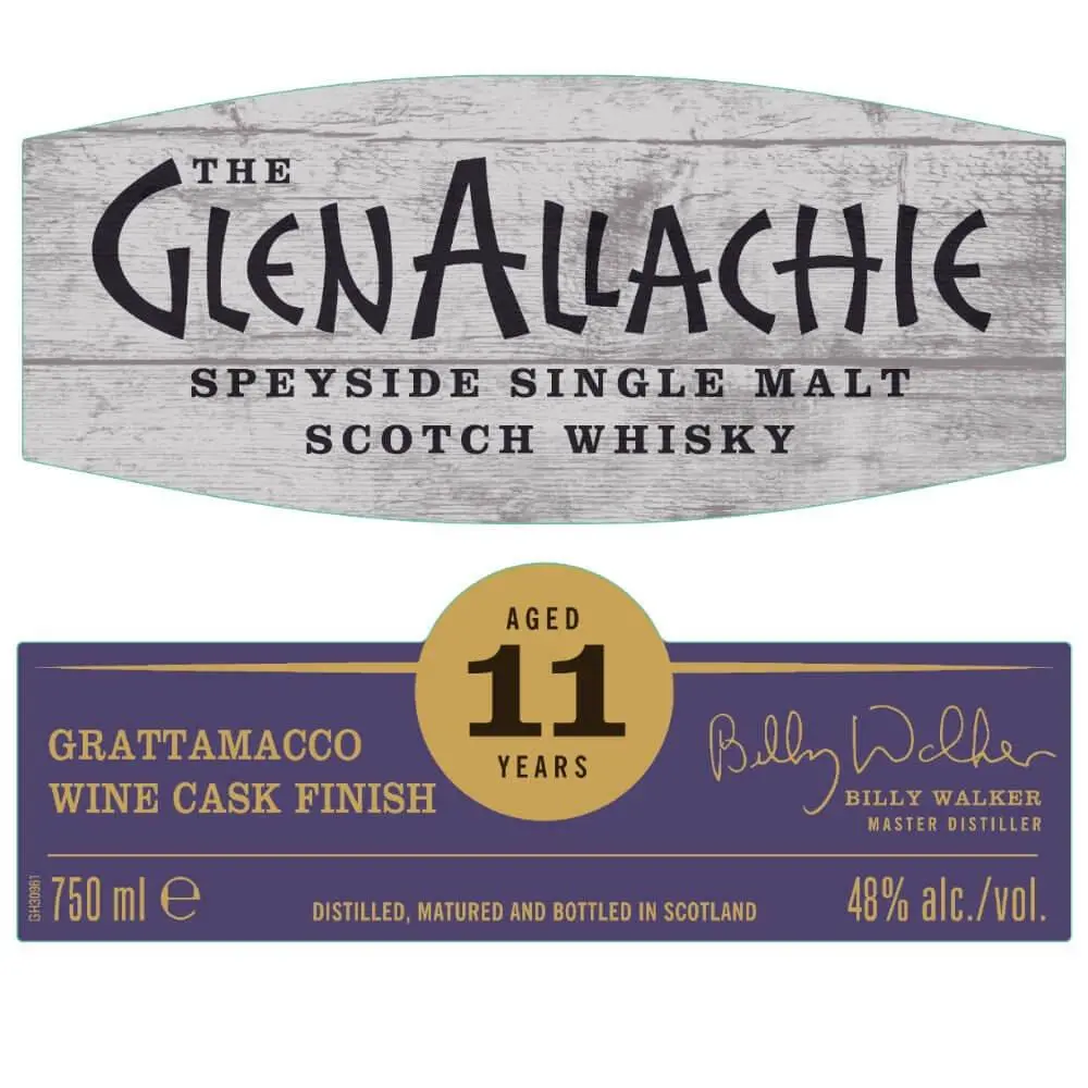 GlenAllachie 11 Year Old Grattamacco Wine Cask Finish - Image 2