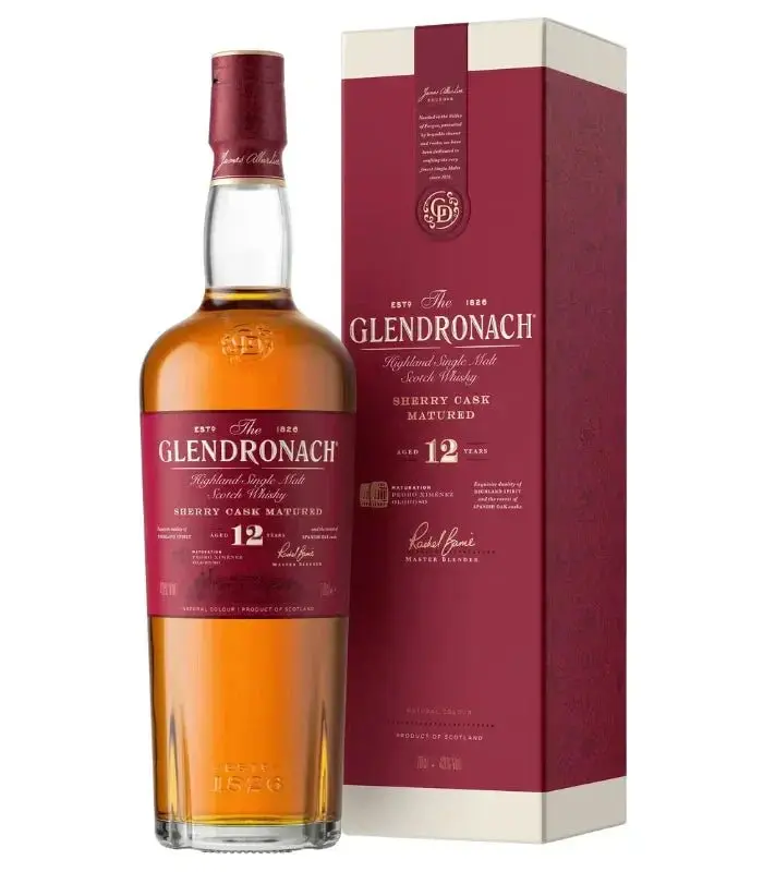 GlenDronach 12 Year Sherry Cask Single Malt Scotch Whisky 700mL