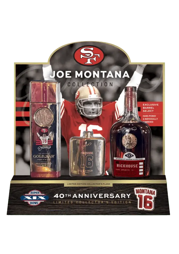 Gold Bar Joe Montana Barrel Select Gift Set