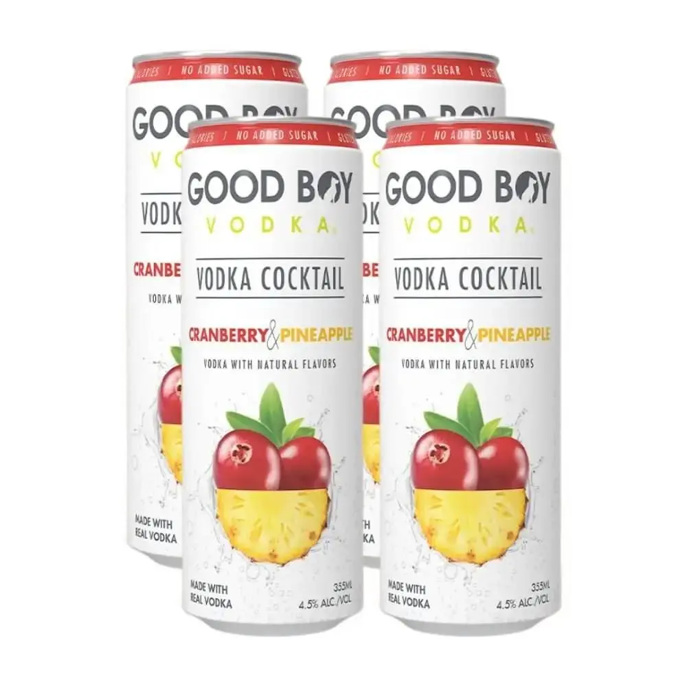 Good Boy Seltzer - Cranberry & Pineapple 4pk