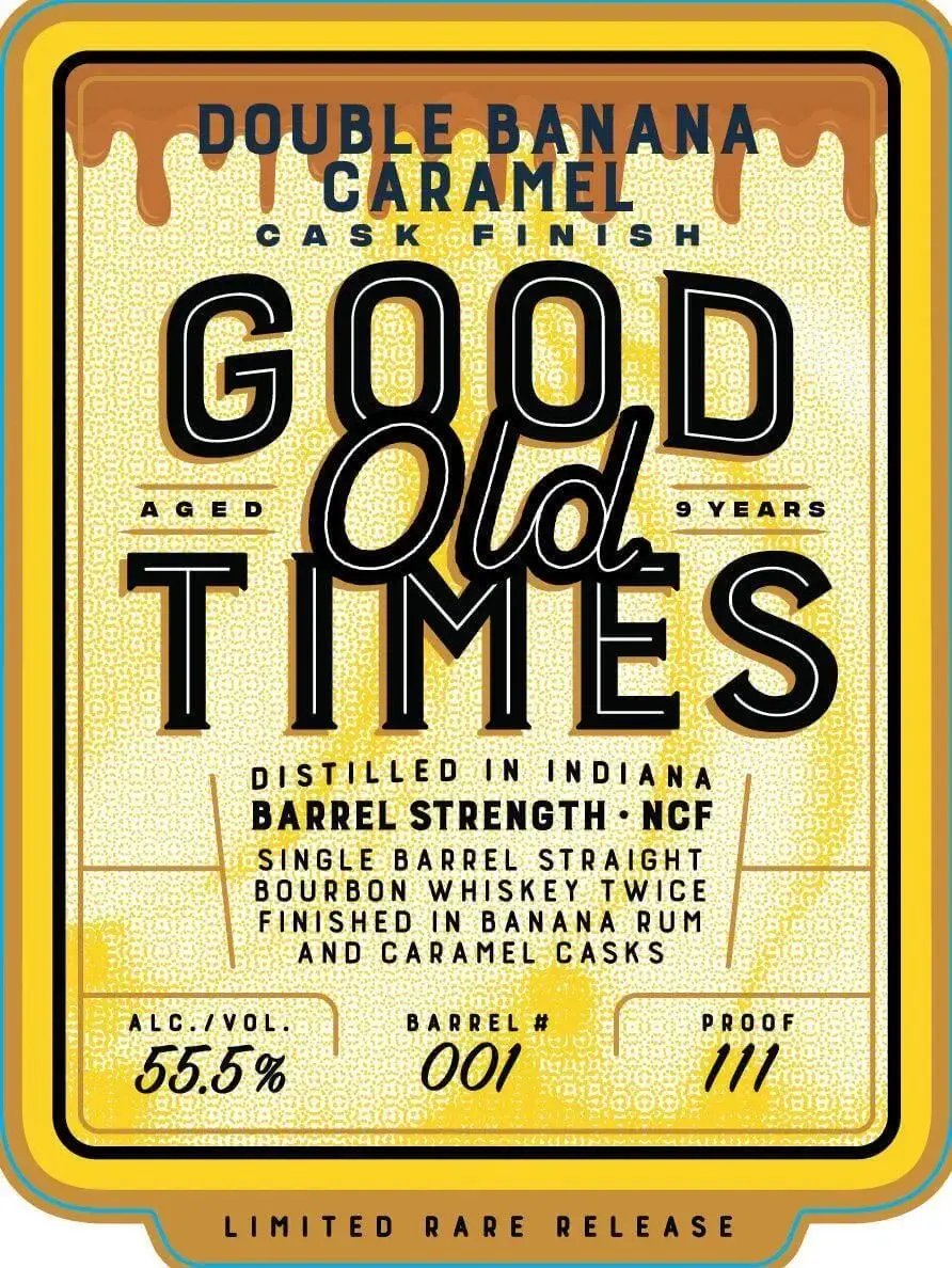 Good Old Times Double Banana Caramel Cask Finish 9 Year Bourbon