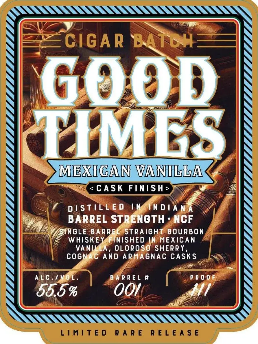 Good Times Cigar Batch Mexican Vanilla Cask Finish Bourbon