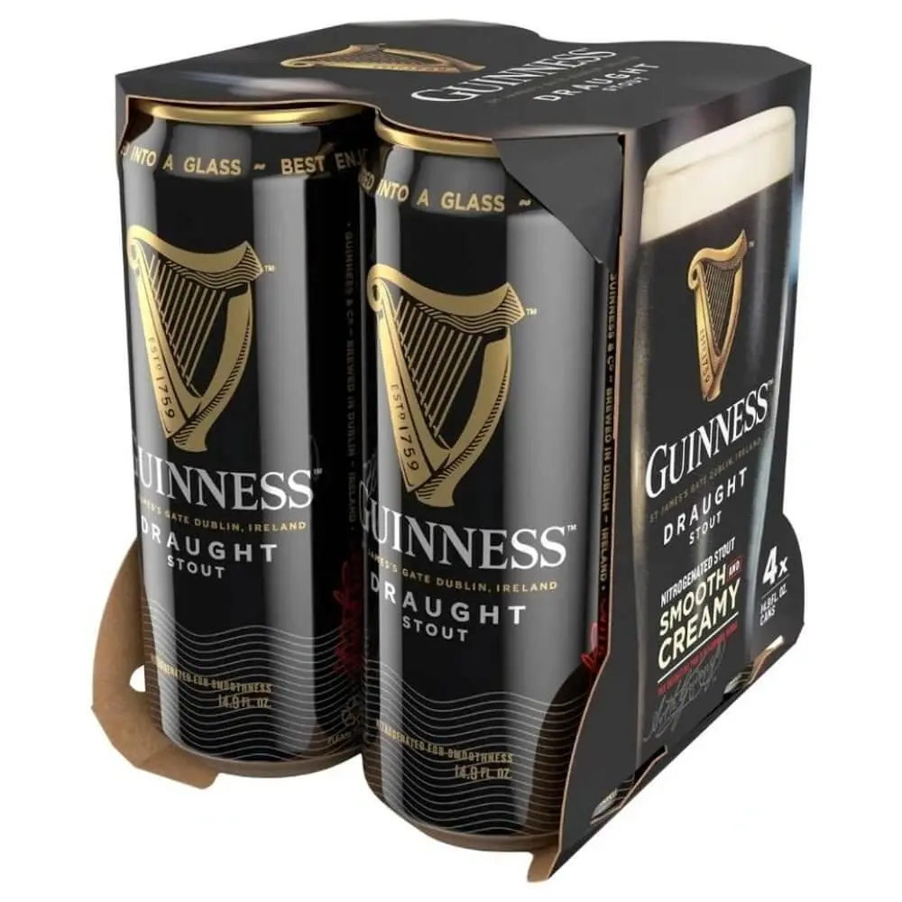 Guinness Draught Stout Cans 4PK - Image 2