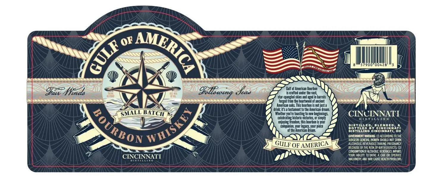 Gulf of America Small Batch Bourbon Whiskey