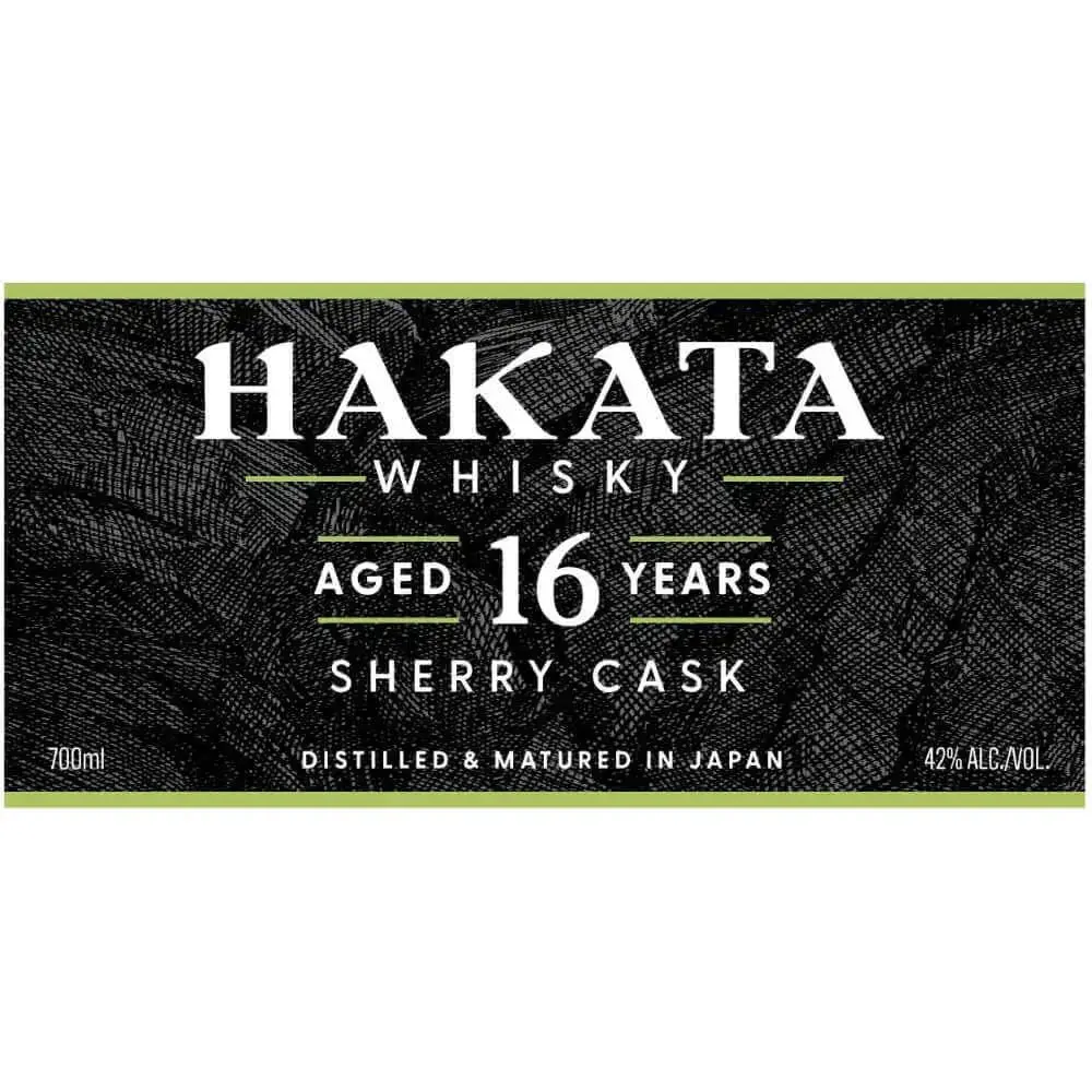 Hakata Whisky 16 Year Old Sherry Cask - Image 2