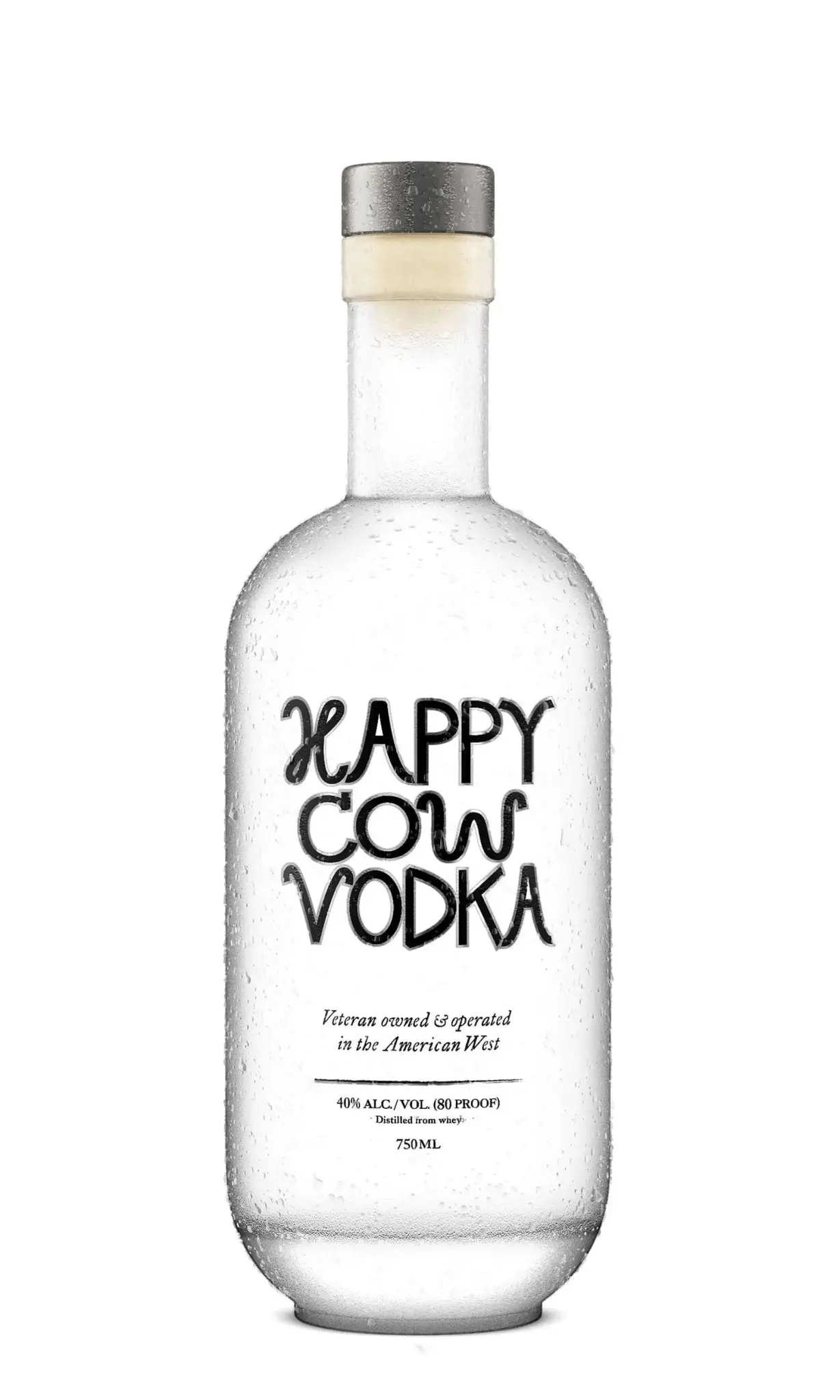 Happy Cow Milk Vodka 750mL 80 Proof