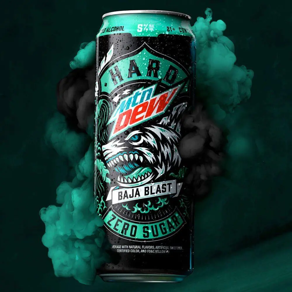 Hard Mtn Dew Baja Blast 24oz