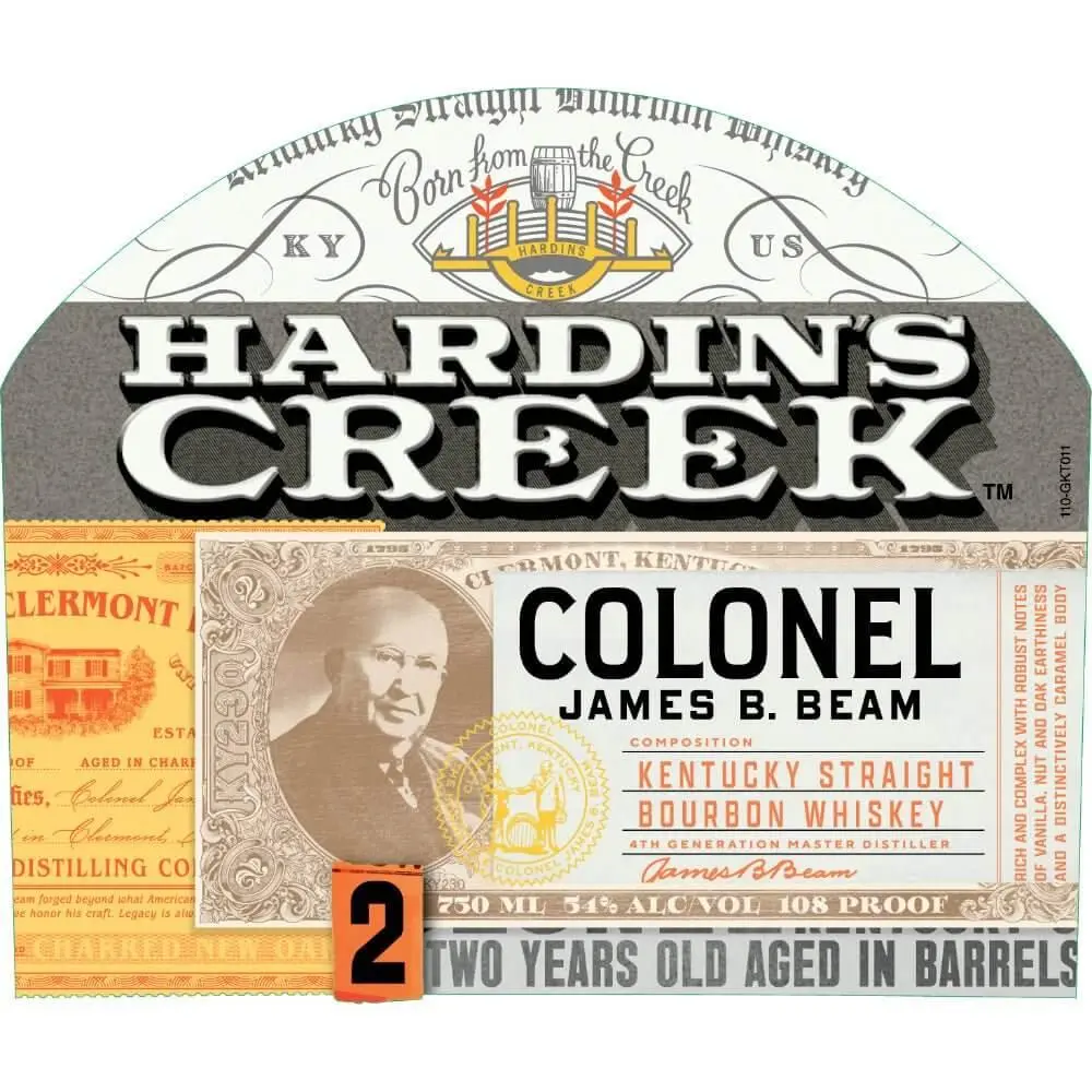 Hardin’s Creek Colonel James B. Beam Straight Bourbon - Image 2
