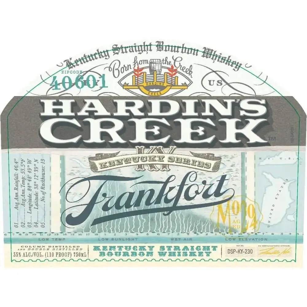 Hardin’s Creek Kentucky Series Frankfort Bourbon - Image 2