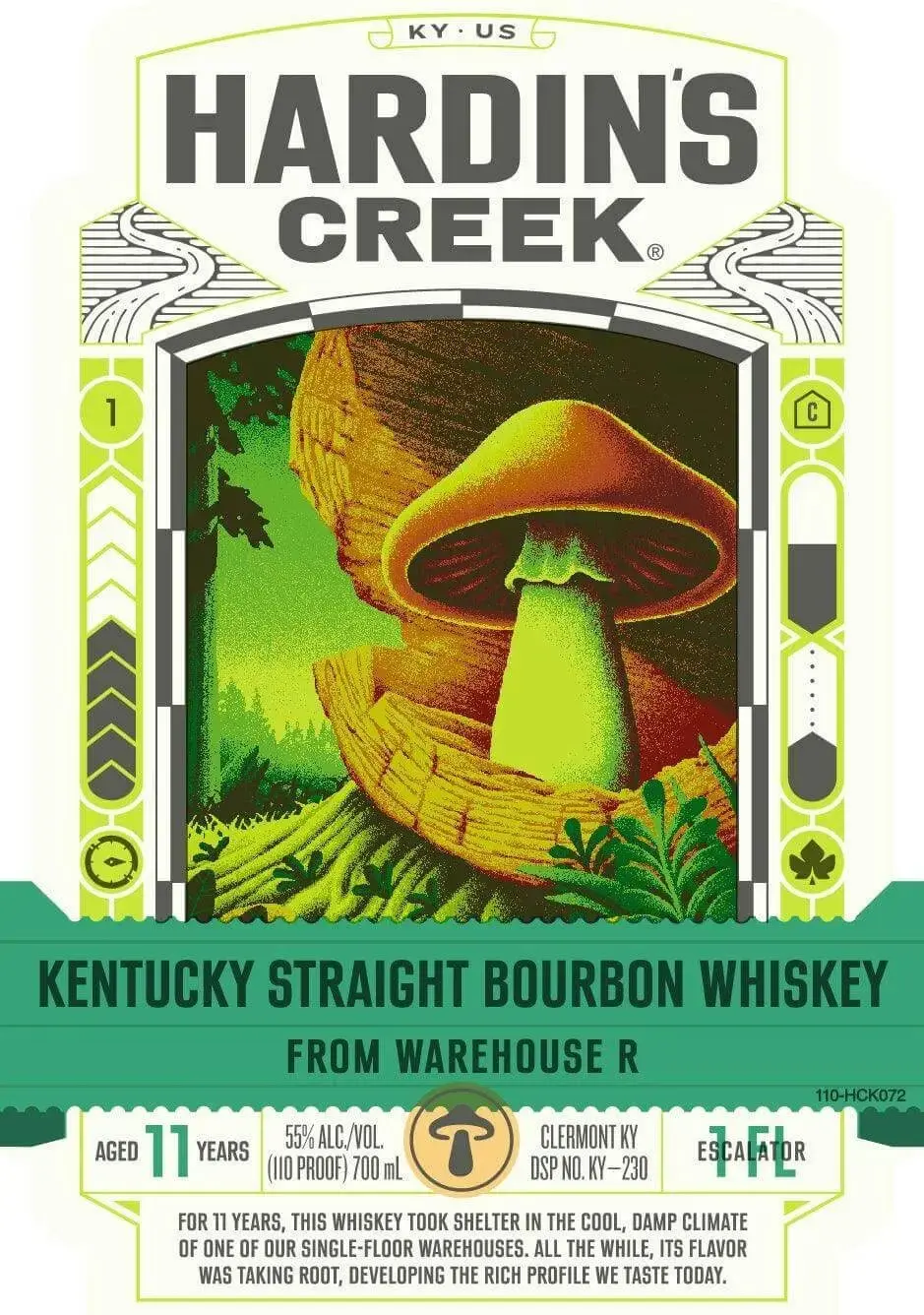 Hardin’s Creek Kentucky Straight Bourbon Warehouse R, 11 Year, 110 Proof
