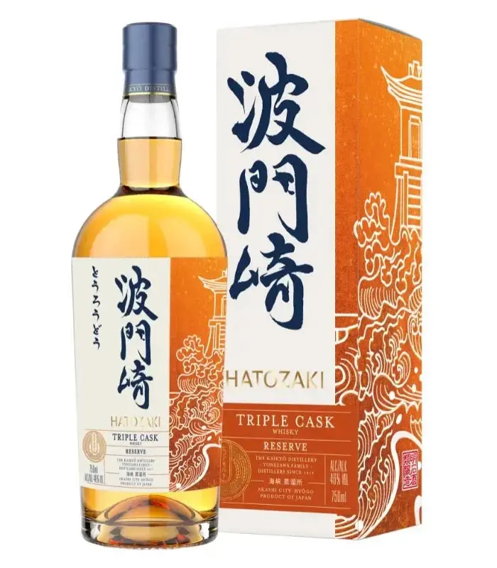 Hatozaki Triple Cask Reserve Japanese Whisky 750mL