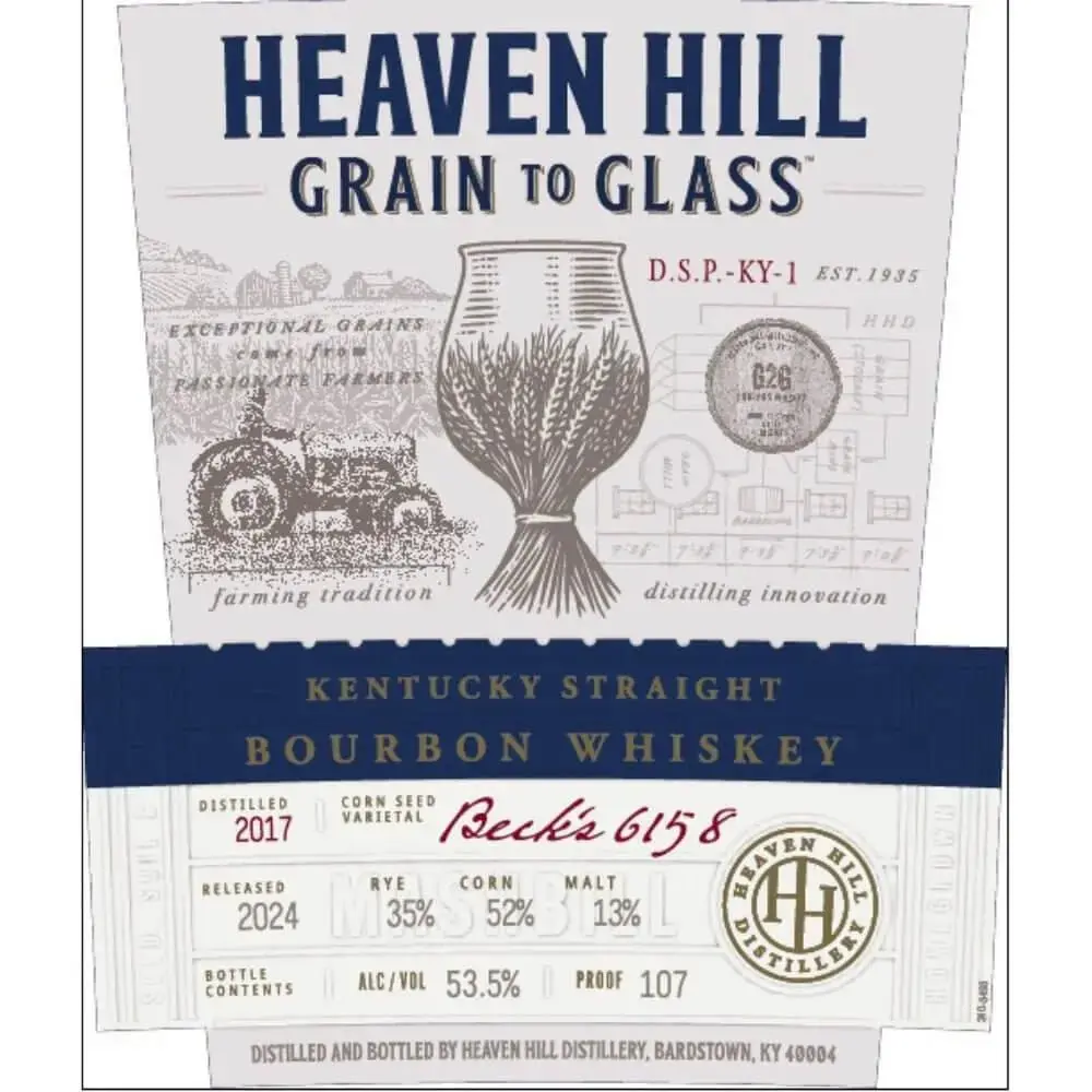 Heaven Hill Grain to Glass Straight Bourbon Whiskey - Image 2