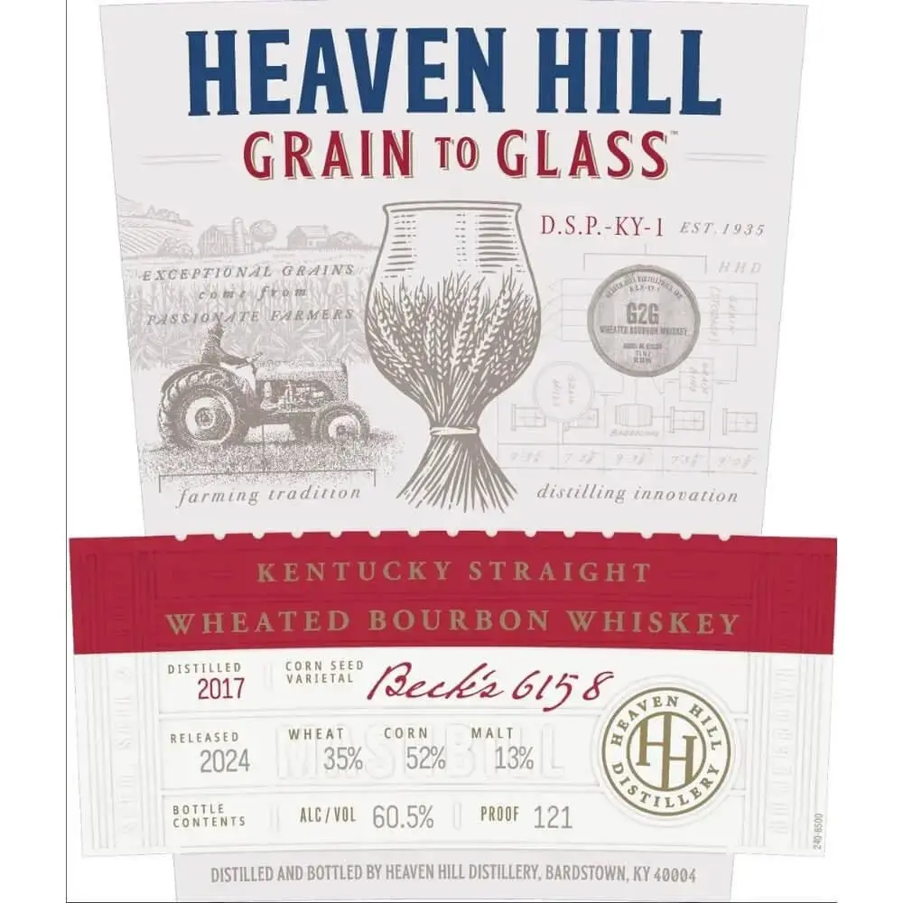 Heaven Hill Grain to Glass Straight Wheated Bourbon - Image 2