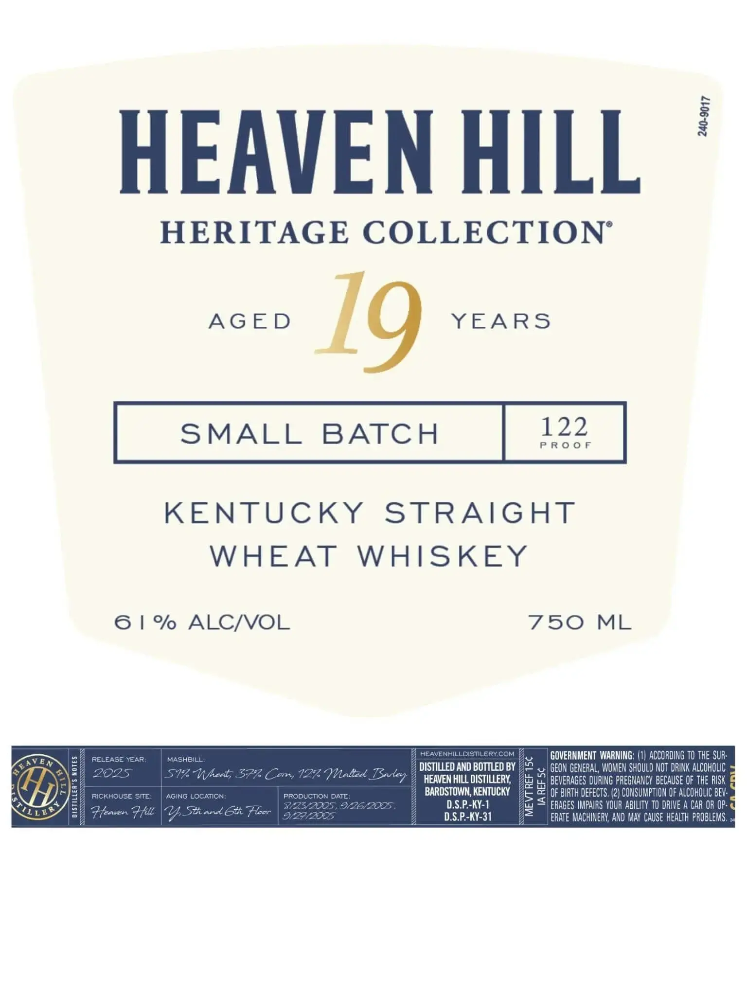 Heaven Hill Heritage Collection 19 Year Old Kentucky Straight Wheat Whiskey - Image 2