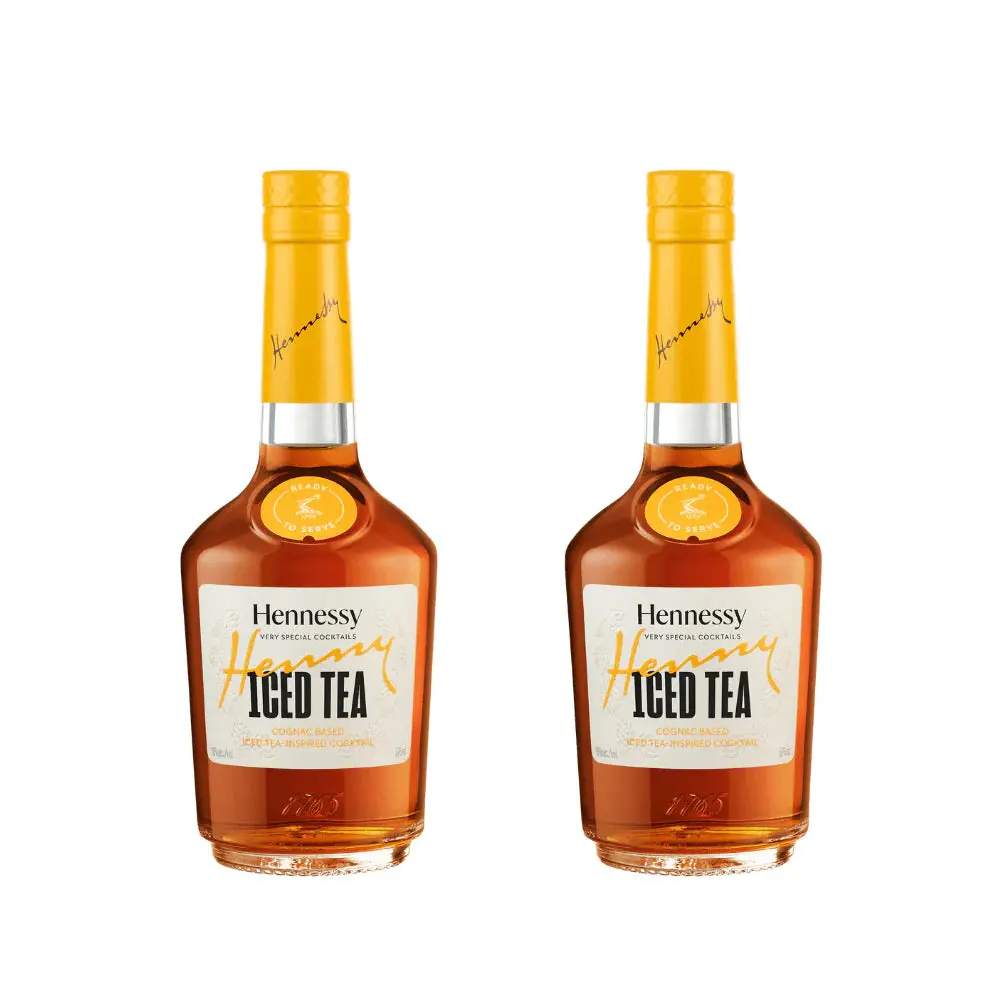 Hennessy Henny Iced Tea Ready to Serve Cognac Cocktail 375mL 2-Pack