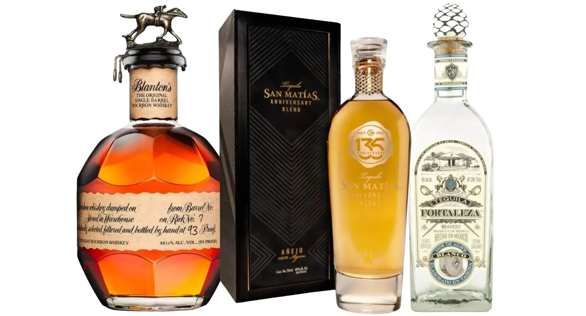 Heritage Reserve Collection: Blanton’s, Fortaleza Blanco & San Matías 135th Anniversary Añejo