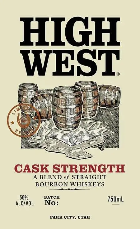 High West Cask Strength Bourbon Whiskey Limited Release