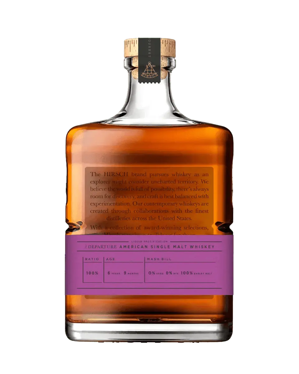Hirsch The Departure American Single Malt Whiskey - Image 2
