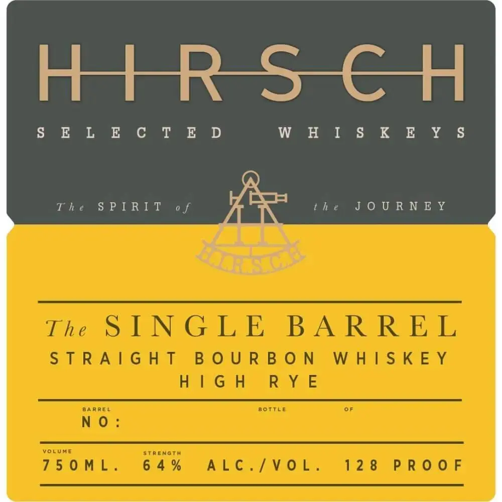 Hirsch The Single Barrel Bourbon High Rye