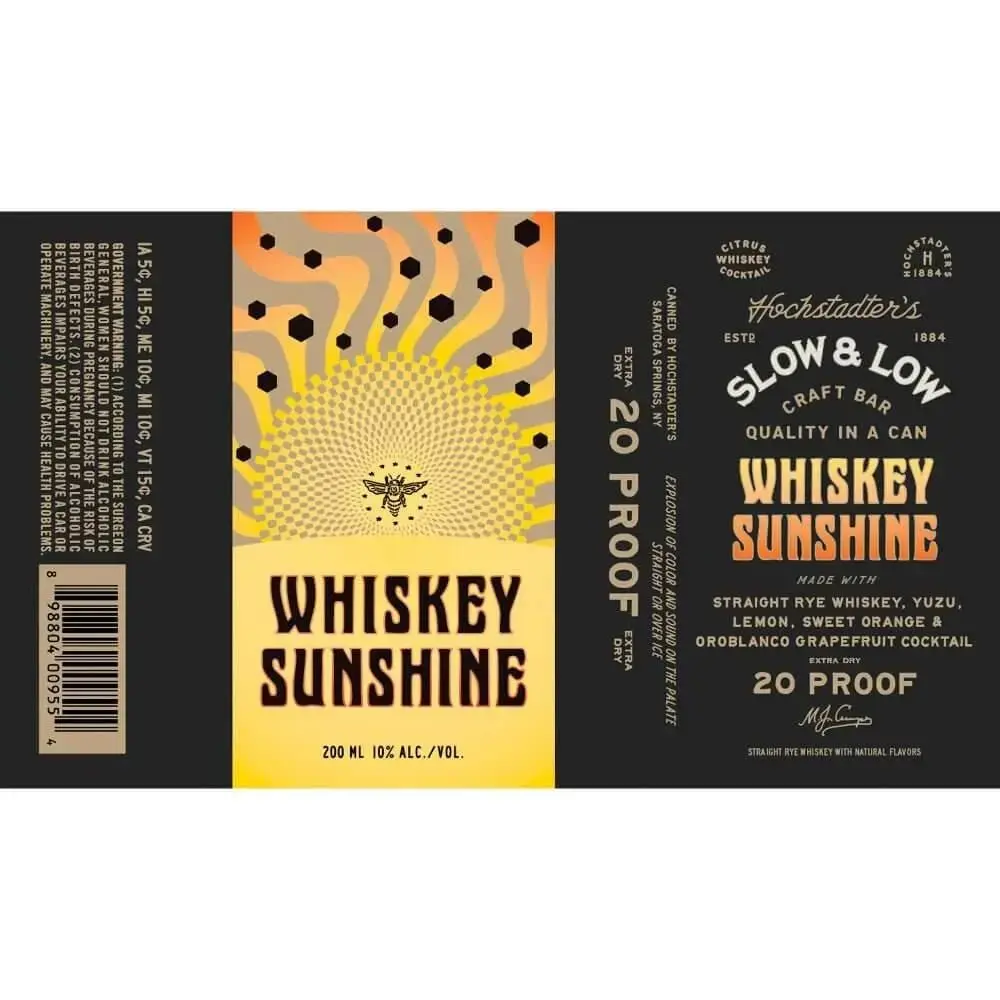 Hochstadter's Slow & Low Whiskey Sunshine