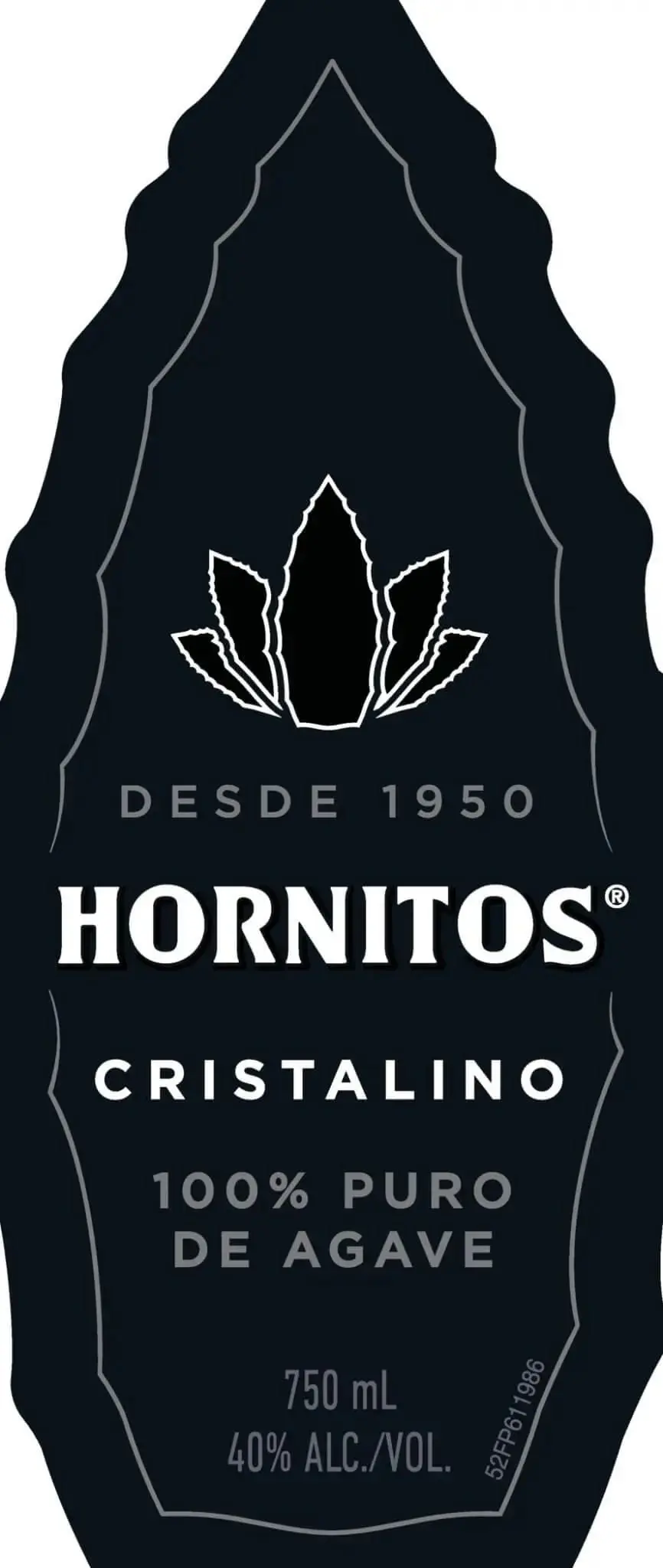 Hornitos Cristalino 75th Anniversary 100% Agave Añejo Tequila
