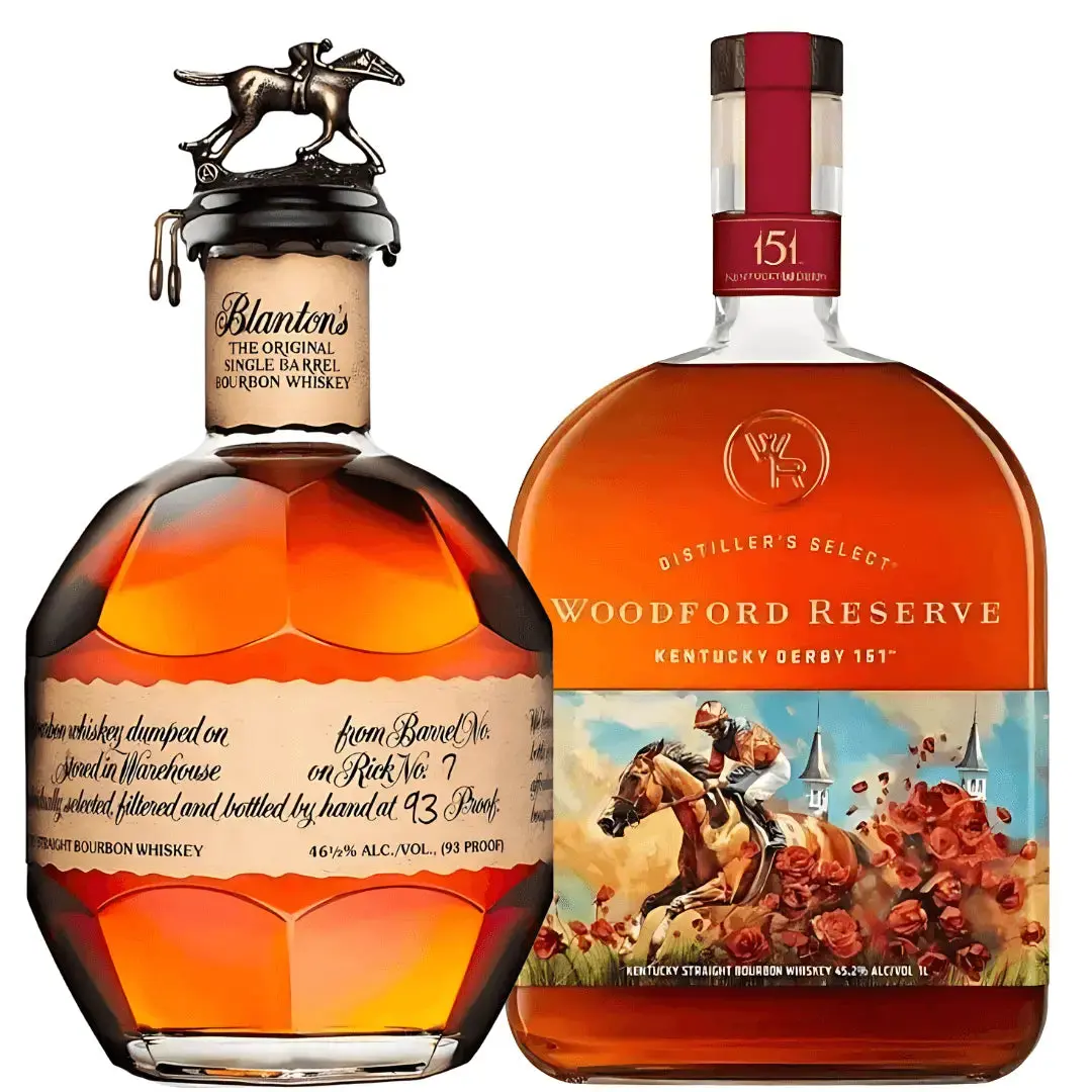 Horse Racing Series Bourbon Bundle 2025: Blanton’s Original Single Barrel & Woodford Reserve Kentucky Derby 151
