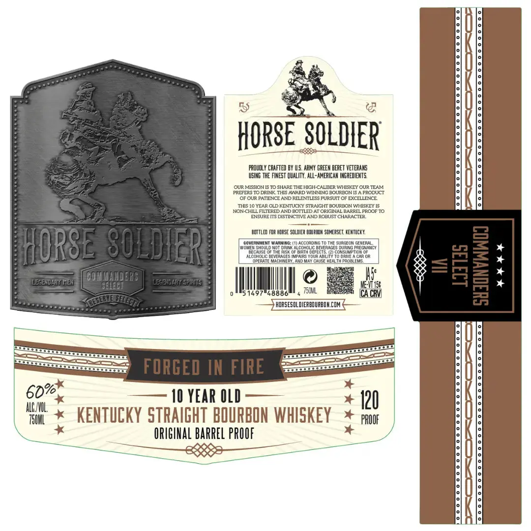 Horse Soldier Commander’s Select VII 10 Year Barrel Proof Bourbon - Image 3