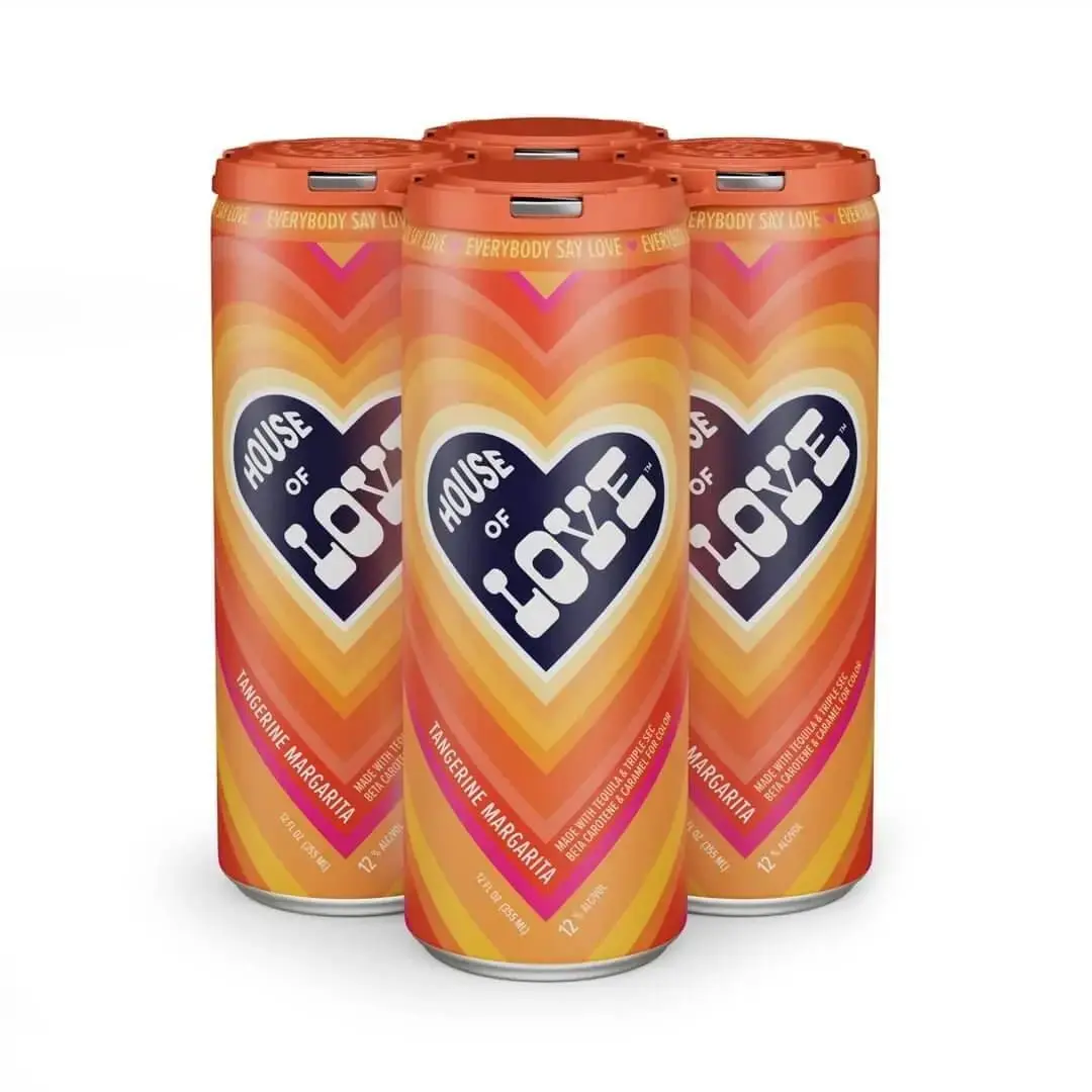 House Of Love Cocktails - Tangerine Margarita 4 Pack