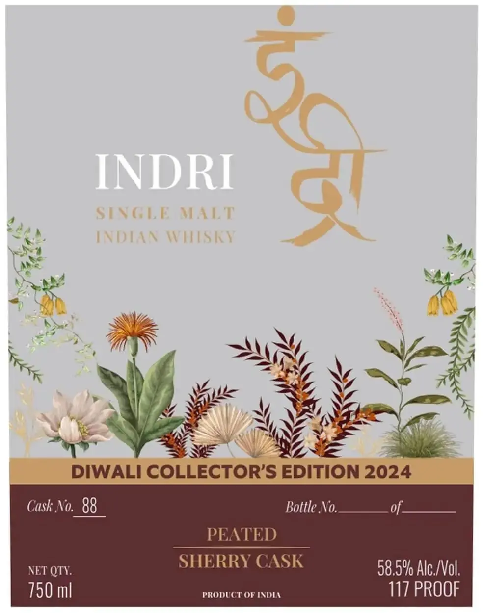 Indri Diwali Collector's Edition 2024 Indian Whisky