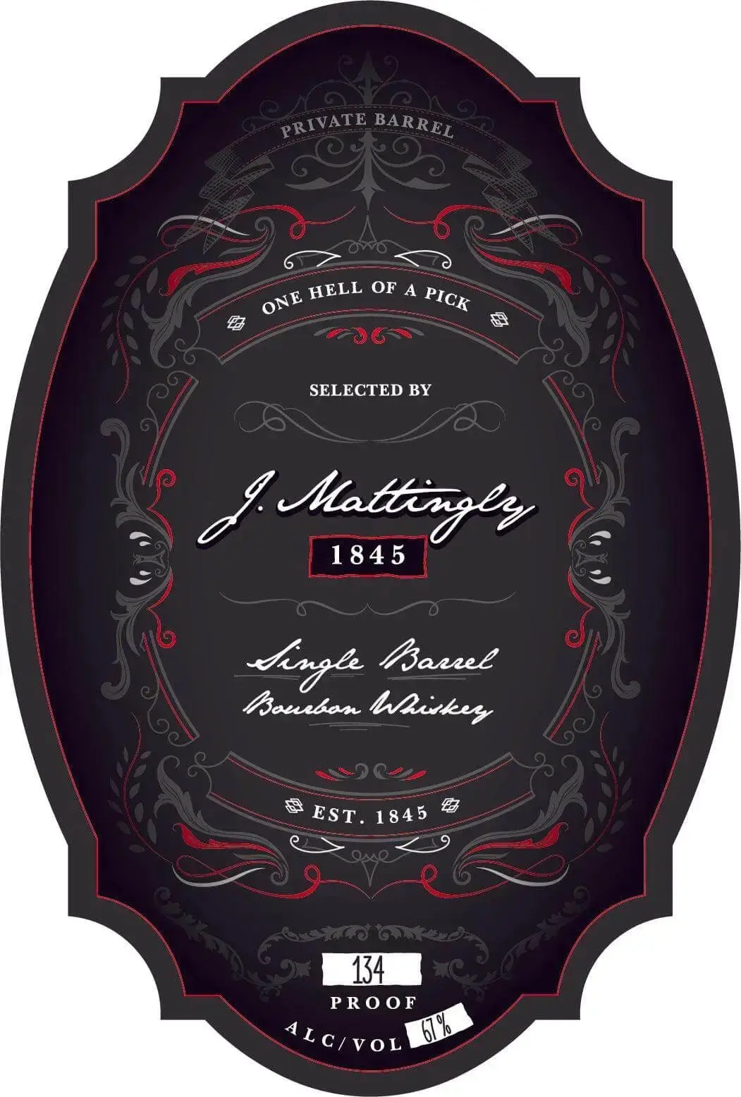 J. Mattingly 1845 Single Barrel Bourbon “2 Month Drill” Private Barrel